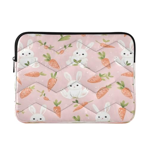 Funda para portátil 13-14 pulgadas impermeable con diseño de conejitos