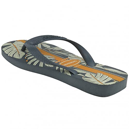 Chinelo Aloha, Havaianas, Masculino, Novo Grafite/Cinza Chumbo, 41/42