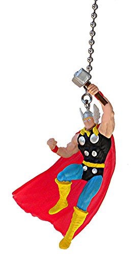 Thor The Avengers Superhero Super Hero DC Comics Vinyl Ceiling Fan Pull Light Chain