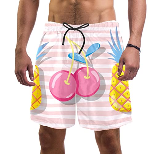 Fruits d'été short de plage à séchage rapide HadHfun pour homme