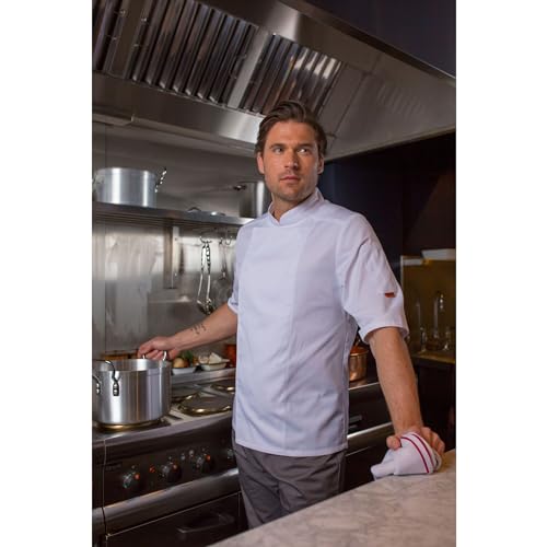 Portwest C738 Herren Profi-Kochjacke Mit Luftmaschen Weiß, L