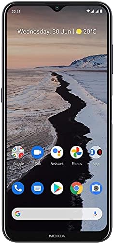 Nokia G10 | Android 11 | Unlocked Smartphone | 3-Day Battery | Dual SIM | US Version | 3/32GB | 6.52-Inch Screen | 13MP Triple Camera | Polar Night (Renewed)
