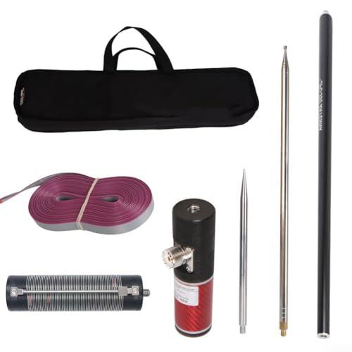 Lecreatekit Multi Band Shortwave Antenna Kit for HF Radio, Operates on Frequencies from 80m to 6m with Maximum Power of SSB 100W