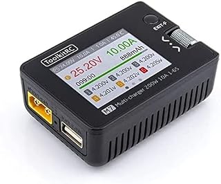 M7 充電器 200w 10A 小型 多機能スマートバランス充電器 ディスチャージャー Lipo/LiHV/Life/Lion/NiMh/Pb ラジコン ミニッツ ドローン エアガン ミニ四駆 MINI-Z mini4wd リポ リフェ ニッケル水素 ニッ水 ニッスイ [並行輸入品]
