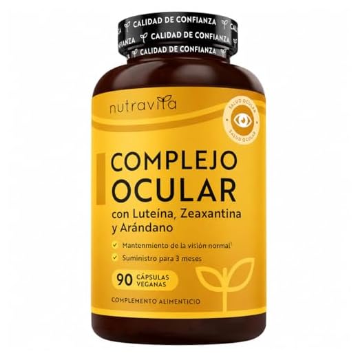 Nutravita Suplemento natural de luteína para los ojos - 90 cápsulas veganas - Zeaxantina, meso-zeaxantina, extracto de arándanos, vitaminas A, B12 y zinc