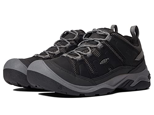 Image of KEEN Men's Circadia Vent Low Height Breathable Hiking Shoes, Bison /Potters Clay