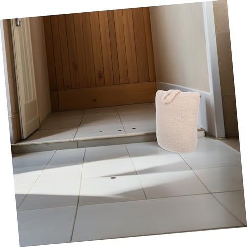 Cale-porte en peluche mignon avec butée de porte amovible lestée - 5