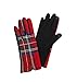 Red Plaid Winter Mittens