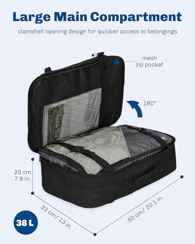 Image of Hynes Eagle 38L Flight Approved Weekender Carry on Backpack