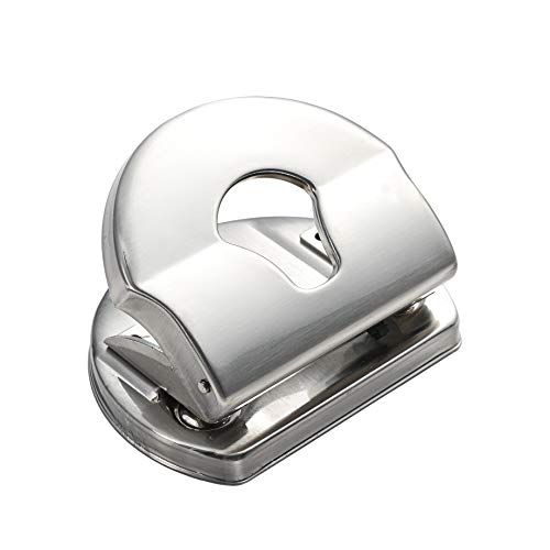 Perforatrice 2 trous pour classeur maison et bureau argent