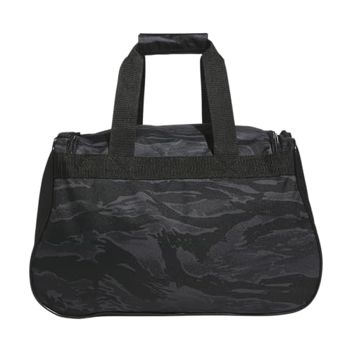 Image of adidas Power Gym Bag - Lightweight Small Duffel, Essential Camo Black /Black /White /Diablo, OSFA
