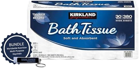 Amazon.com: Kirkland Signature 2-Ply Bath Tissue, 30 Rolls : Health ...