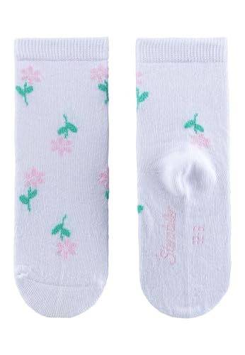 Socken 3er Blume baby girls socks 3 flowers2