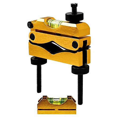 Scope leveling kit with high-precision bubble clip, magnetic universal leveling tool, compact storage case with storage case for equipment and maintenance