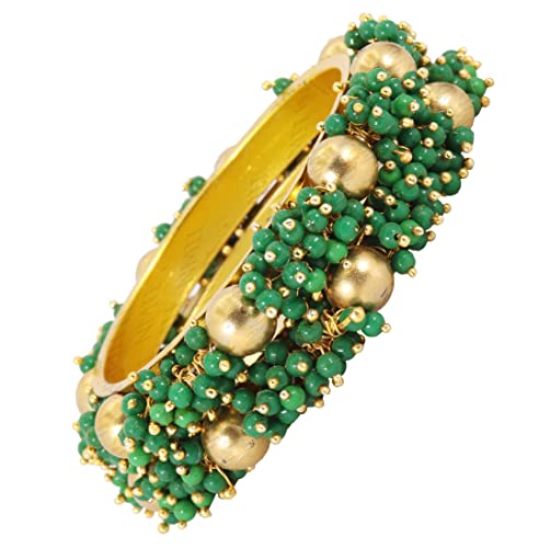 Image of NMII Metal and Zircon Studded Kadaa set for Women /Girls