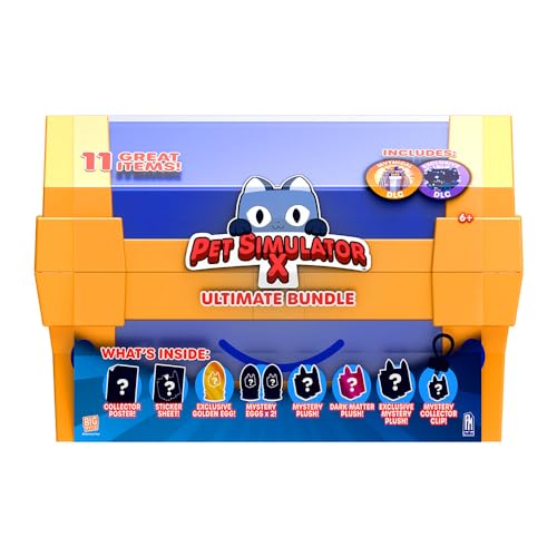 Pet Simulator X - Blue Treasure Chest Ultimate Bundle (12' Case w/ 11 Items, Series 1) [Online...