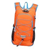 Milageto Pack Senderismo Rucksack Práctico Ligero Sports Mochila Mochila mochila para acampar trekking, Naranja