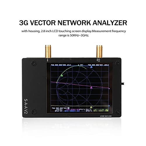 Analizador de red vectorial portátil SAA-2 VNA V2 con carcasa protectora y rango 3G 4