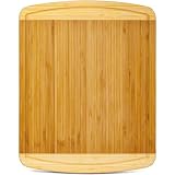 Greener Chef Bamboo Cutting Board - Lifetime Replacement Cutting Boards for Kitchen - Organic Wood B