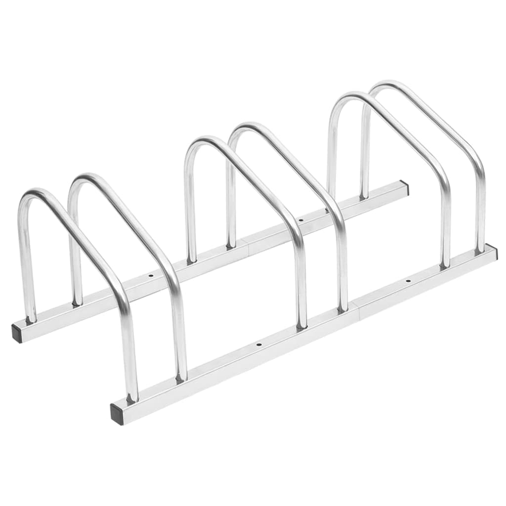 Lot De 3 Porte-vélos Muraux En Métal Acier - Support Commercial Robuste