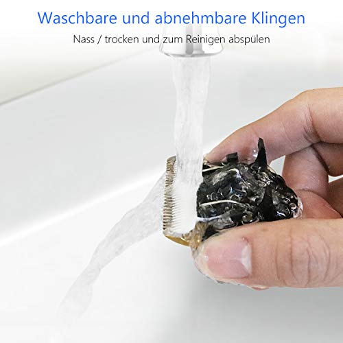 Haarschneidemaschine Profi Haarschneider Herren SUPRENT Präzisions-Haarschneider Testsieger für Männer, geräuscharmes Haarschneideset für den professionellen Gebrauch und für Kinder und Familien - 8