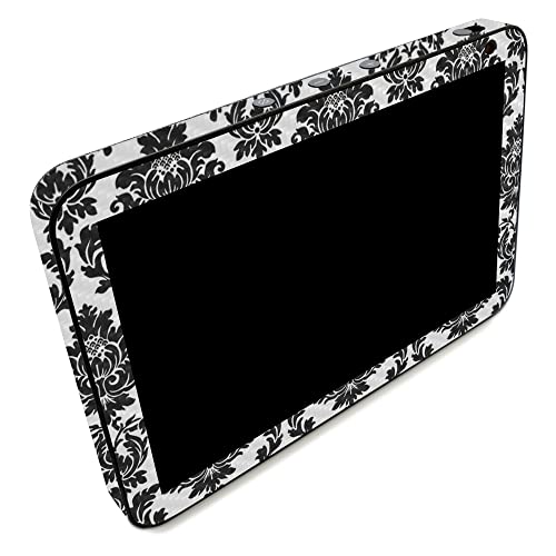 Image of MightySkins Carbon Fiber Skin Compatible with Amazon Echo Show 8 (Gen 2) - Vintage Damask | Protective, Durable Textured Carbon Fiber Finish | Easy to Apply | Made in The USA