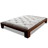 Durch Steckverbindungen aus Holz ist das Futonbett Centurio nicht nur leicht zu montieren sondern auch schadstoffarm