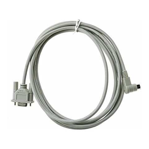Avanexpress Micrologix Programming Cable, Compatible 1761-CBL-PM02 1000, 1100, 1200, 1500 Series with 8 Pin Round and 90 Degree End Cover