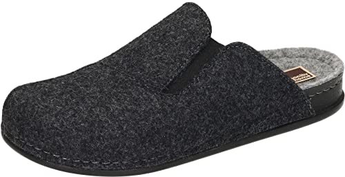 Chausson homme Manitu souple en textile respirant avec semelle antidérapante