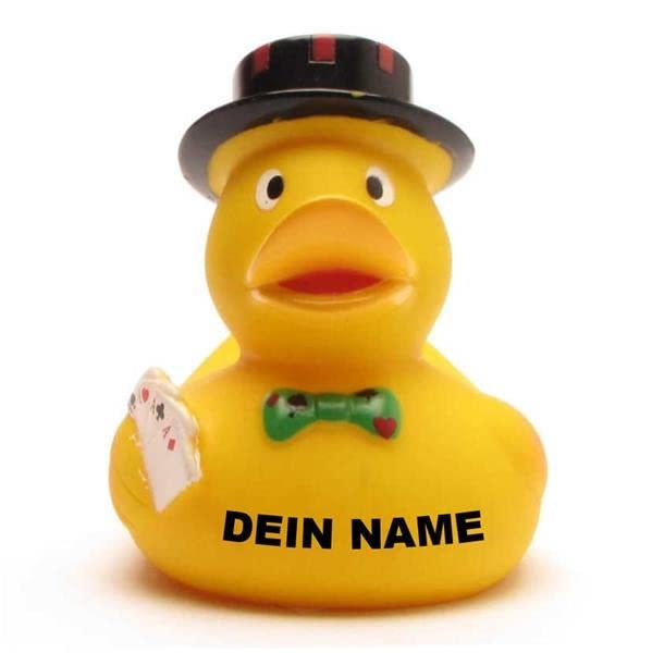 Bath Duck - Personalised (Casino Duck) — image 1