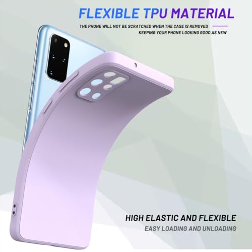 Image of for Samsung Galaxy S20 Plus Case Purple, Scratch Resistant with Soft Touch, Slim Thin Phone Cover for Samsung Galaxy S20 Plus