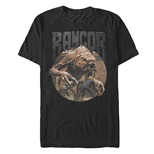 T-shirt Star Wars Rancor pour homme avec motif badge imprimé en coton