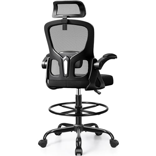 FINATI Drafting Chair with Headrest
