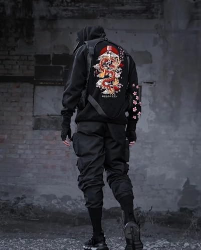 Japanese Graphic Hoodie for Men Cool Hoodies for Men with Designs Streetwear4