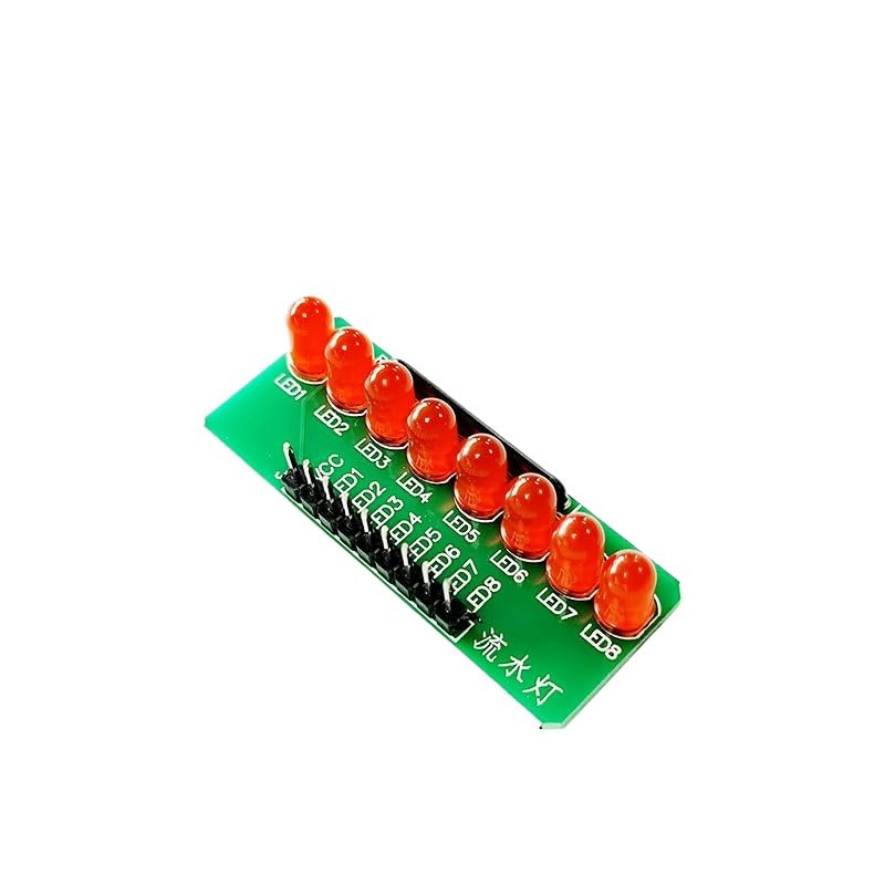 8-Channel LED Chaser Light Module for Microcontroller Projects - Running Light Experiment Kit
