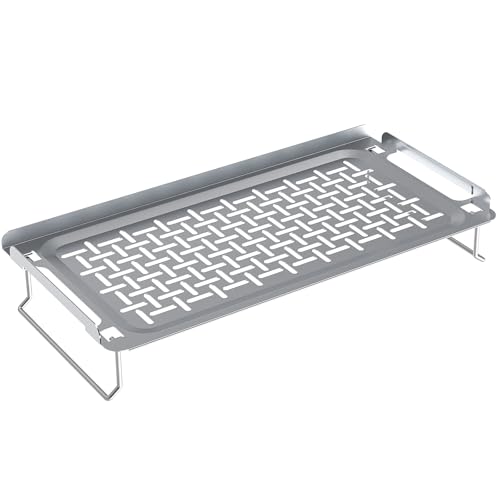 Universal Griddle Warming Rack for Blackstone Stainless Steel Grill Rack for Weber Grill Warming Tray for Charbroil Griddle Racks for Nexgrill and Most Flat Top Grills Accessories for Weber 6784