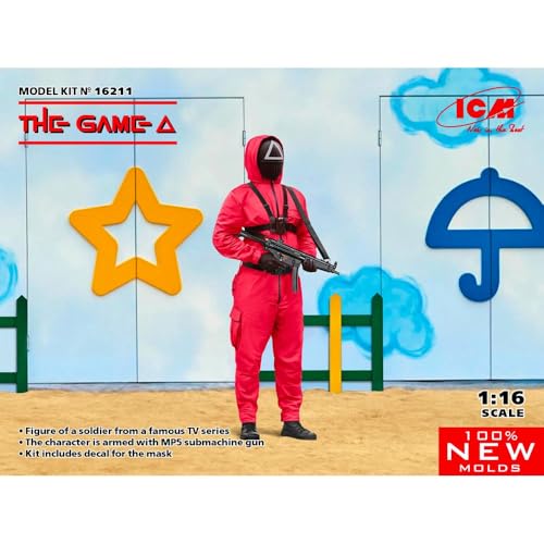 ICM Édition limitée 1:16 – Jeu de calamars (Triangle) Model Kit, ICM16211