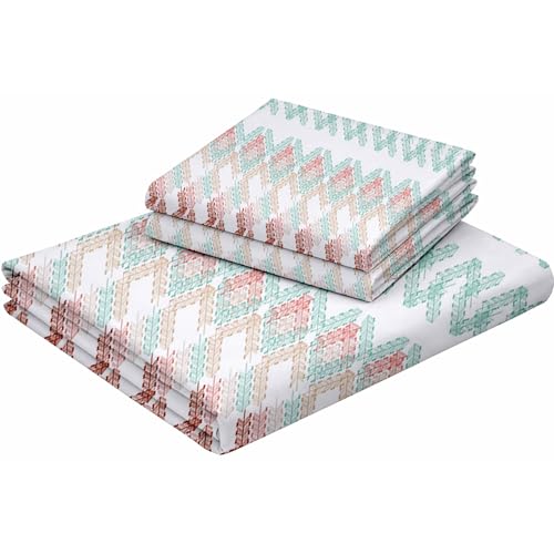 Image of Raymond Bedsheet 100% Cotton Feel Bedsheets 200 TC for Double Bed King Size (108 x108 Inch) with 2 Large Size Pillow Covers | Soft and Breathable | Wrinkle-Free | Premium Printed Design Rose Leaf