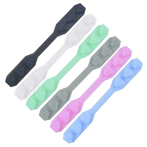 Beavorty 6 Pezzi Fibbia Estensore per Maschera Ganci Regolabili Silicone Rosa Accessori Pratici per Uomini e Donne per Orecchie Liberate