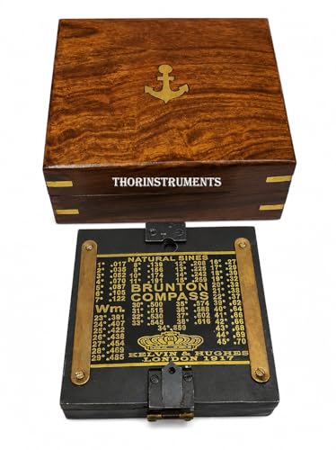 Kelvin & Hughes London 1917 Brunton Compass with Wooden Box