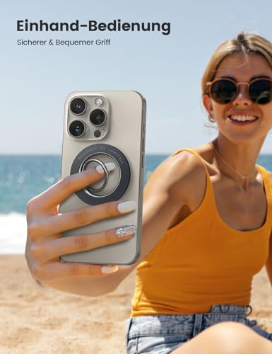 Lamicall Handy Ring Halterung Magnetisch für MagSafe Ring, Fingerhalter – Ansicht 2