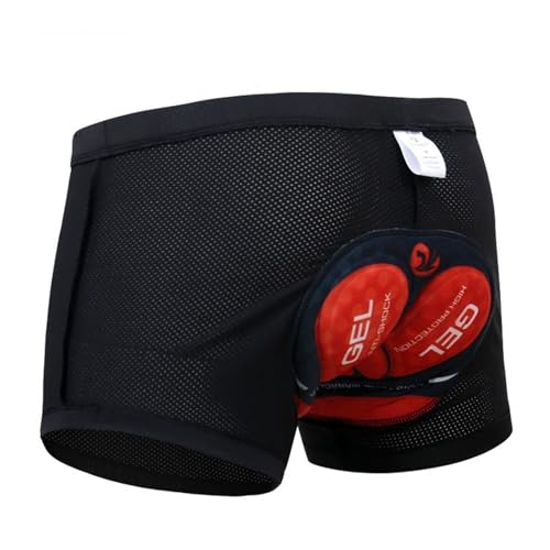 Culotte Ciclismo Hombre, Culote Ciclista Hombre Pantalones cortos de ciclismo de malla transpirable, ropa interior de ciclismo a prueba de golpes, pantalones cortos de ciclismo con almohadilla gruesa