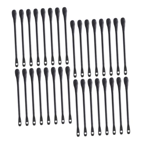MUSISALY 200Pcs Double Ended Cotton Swabs for Makeup and Cleansing Disposable Eyelash Cleaning Sticks Versatile Tips for Face and Skin Care for Blackhead Removal and Makeup
