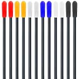 HAAMNING7 Tubo protettivo in plastica per antenna con tappi per veicoli telecomandati RC, droni FPV, quadricotteri, multicotteri, barche, ricevitore 2,4G (confezione da 12)