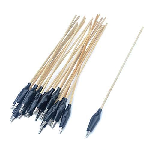 Tulead Alligator Clip Airbrush Accessories 8.39\" Length,Black,Pack of 20