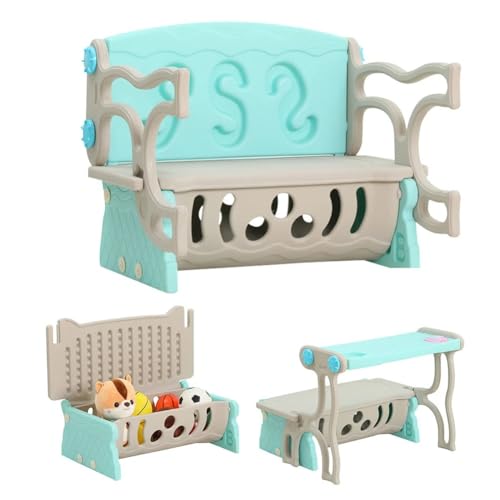 Image of 3in1 Kids Convertible Table with Storage Kid Study Table and Chair Set for 2-6 Years Drawing Table for Baby Foldable Desk Children Table and Chair Set Small Study Table Set for Toddlers