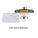 DAMO 3/8 inch Demi Bullnose & Half Bullnose Diamond Hand Profile Wheel, Hand Profiler, Coarse Grit Router Bit, 5/8-11 Thread, for Granite, Concrete, Marble, and Countertop Edge