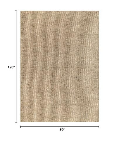 Luul Home Easy Jute Rugs 8x10 Natural Color Living Room Indoor Outdoor Area Rug for Farmhouse Patio and Kitchen Rug High Traffic Washable Easy to Clean Solid Boho Woven Design Outside Carpet (8 x 10) - Image 2