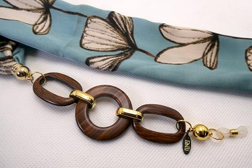 Chaînette pour lunettes en maille fine DO052 transformable en collier chic - 4