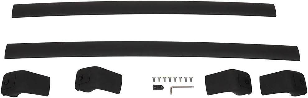All components of the ECCPP Roof Rack Crossbars laid out